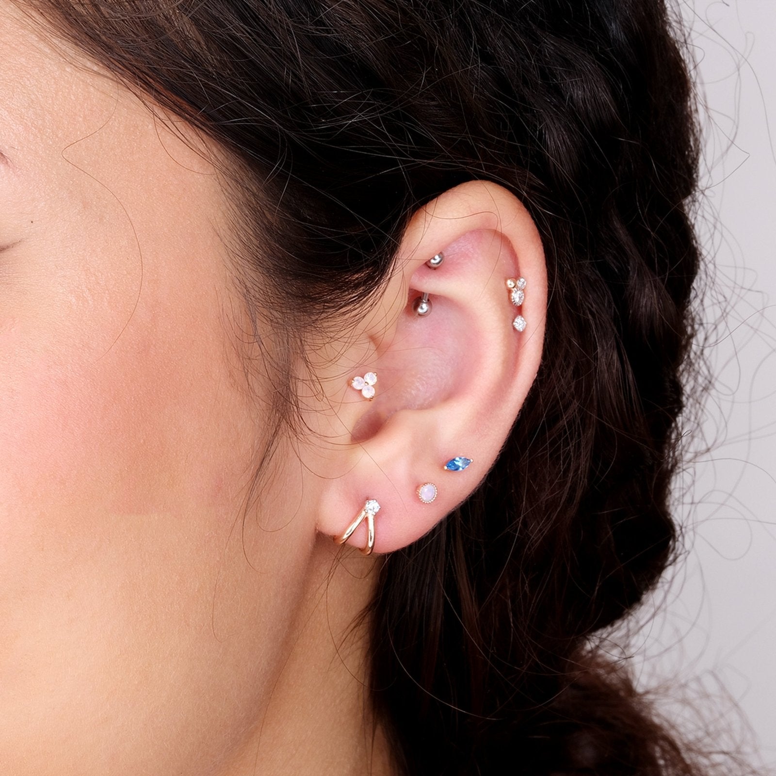 Pink Opal Milgrain Flat Back Stud Earrings Estella Collection #product_description# 18105 14k Birthstone Birthstone Earrings #tag4# #tag5# #tag6# #tag7# #tag8# #tag9# #tag10# 2.5MM 5MM