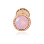 Pink Opal Milgrain Flat Back Stud Earrings Estella Collection #product_description# 18105 14k Birthstone Birthstone Earrings #tag4# #tag5# #tag6# #tag7# #tag8# #tag9# #tag10# 2.5MM 5MM
