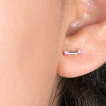Pink Tourmaline Fashion Stud Earrings Earrings Estella Collection #product_description# 14k Earrings Gemstone #tag4# #tag5# #tag6# #tag7# #tag8# #tag9# #tag10#
