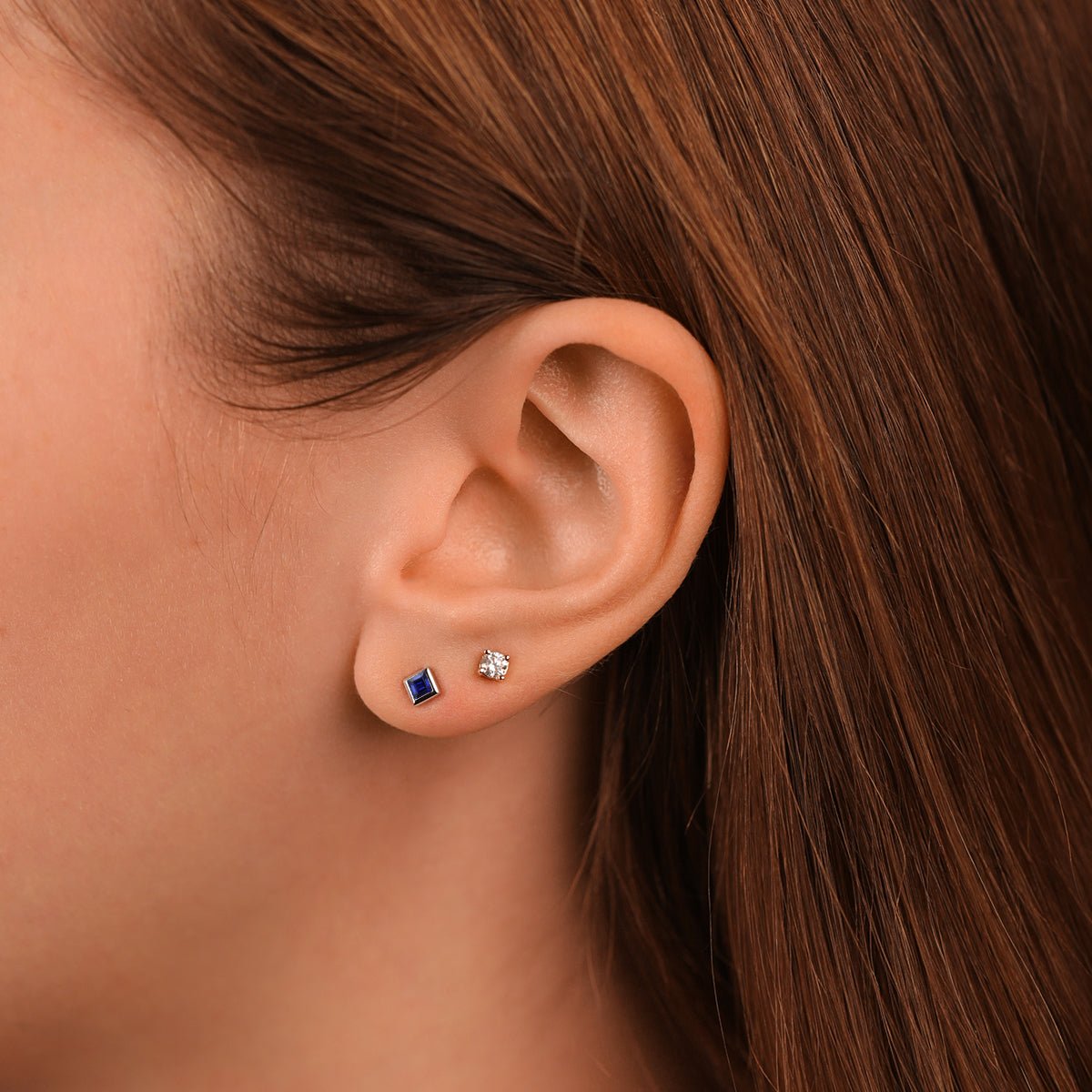 Princess Cut Blue Sapphire Stud Earrings Earrings Estella Collection #product_description# 14k Birthstone Blue Gemstone #tag4# #tag5# #tag6# #tag7# #tag8# #tag9# #tag10#