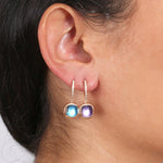 Reversible Bezel Set Amethyst and Blue Topaz Diamond Hoops Earrings Estella Collection #product_description# 14k Amethyst Birthstone #tag4# #tag5# #tag6# #tag7# #tag8# #tag9# #tag10#