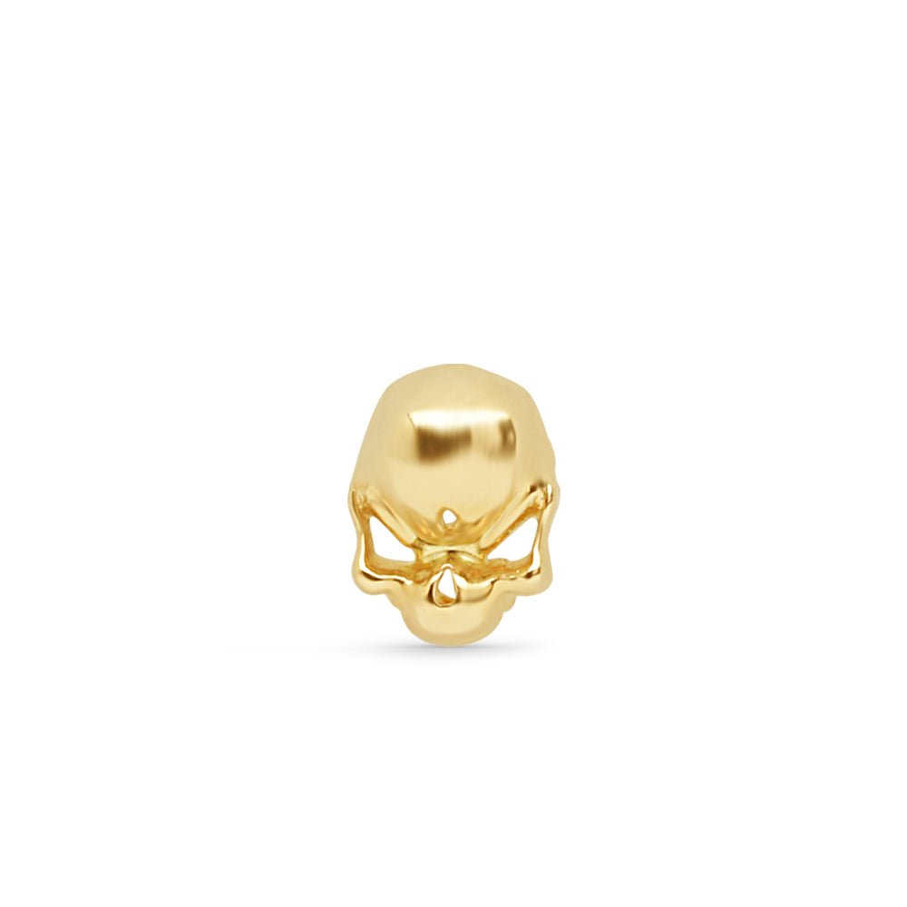 Shiny Skull Flat Back stud Earrings Estella Collection 17882 14k Earrings Flat Back Stud Earrings #tag4# #tag5# #tag6# #tag7# #tag8# #tag9# #tag10# 14K Yellow Gold 5MM