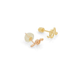 Snake Ballback Stud Earrings Estella Collection 18516 14k Earrings Piercing #tag4# #tag5# #tag6# #tag7# #tag8# #tag9# #tag10# 14k Yellow Gold