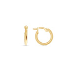 Solid 14k Yellow Gold Hoop Earring, 10mm Earrings Estella Collection #product_description# 14k Earrings Hoops #tag4# #tag5# #tag6# #tag7# #tag8# #tag9# #tag10#