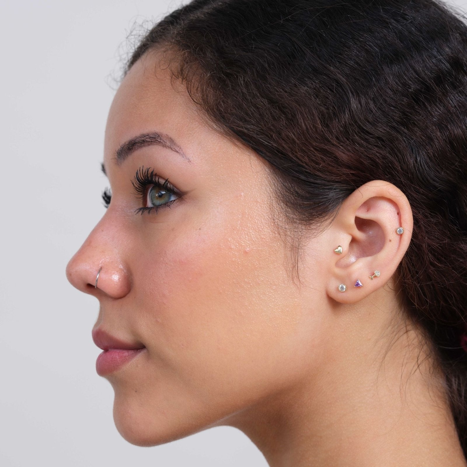 Triangle Cut Amethyst Flat Back Stud Earrings Estella Collection #product_description# 18129 14k Amethyst Birthstone #tag4# #tag5# #tag6# #tag7# #tag8# #tag9# #tag10# 5MM