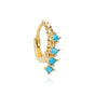 Turquoise Fringe Hoops Earrings Estella Collection #product_description# 14k Birthstone Dangle Earrings #tag4# #tag5# #tag6# #tag7# #tag8# #tag9# #tag10#
