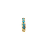 Turquoise Pavé Studded Huggie Earring Earrings Estella Collection #product_description# 14k Birthstone Blue Gemstone #tag4# #tag5# #tag6# #tag7# #tag8# #tag9# #tag10#