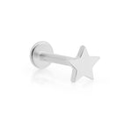 White Gold Star Flat Back Stud, 4mm Earrings Estella Collection #product_description# 18282 14k Cartilage Earring Cartilage Earrings #tag4# #tag5# #tag6# #tag7# #tag8# #tag9# #tag10# 5MM
