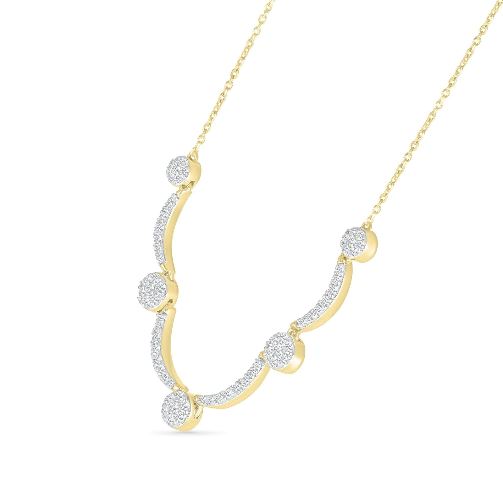 Abstract Diamond Choker Necklace Necklaces Estella Collection 32694 Diamond Made to Order Yellow Gold #tag4# #tag5# #tag6# #tag7# #tag8# #tag9# #tag10#