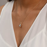 Aquamarine Pendant with White Sapphire Halo Necklaces Estella Collection #product_description# 32723 10k Aquamarine Birthstone #tag4# #tag5# #tag6# #tag7# #tag8# #tag9# #tag10#