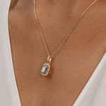 Aquamarine Pendant with White Sapphire Halo Necklaces Estella Collection #product_description# 32723 10k Aquamarine Birthstone #tag4# #tag5# #tag6# #tag7# #tag8# #tag9# #tag10#