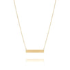Bar Monogram Nameplate Necklace in Solid Gold Necklaces Estella Collection #product_description# 17667 14k Make Collection Personalized Jewelry #tag4# #tag5# #tag6# #tag7# #tag8# #tag9# #tag10#