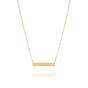 Bar Monogram Nameplate Necklace in Solid Gold Necklaces Estella Collection #product_description# 17667 14k Make Collection Personalized Jewelry #tag4# #tag5# #tag6# #tag7# #tag8# #tag9# #tag10#