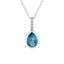Blue Topaz Teardrop Pendant Necklace Necklaces Estella Collection #product_description# 14k Birthstone Blue Gemstone #tag4# #tag5# #tag6# #tag7# #tag8# #tag9# #tag10#