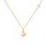 Bubble Heart and Diamond Station Necklace Necklaces Estella Collection #product_description# 18209 14k Colorless Gemstone Diamond #tag4# #tag5# #tag6# #tag7# #tag8# #tag9# #tag10#