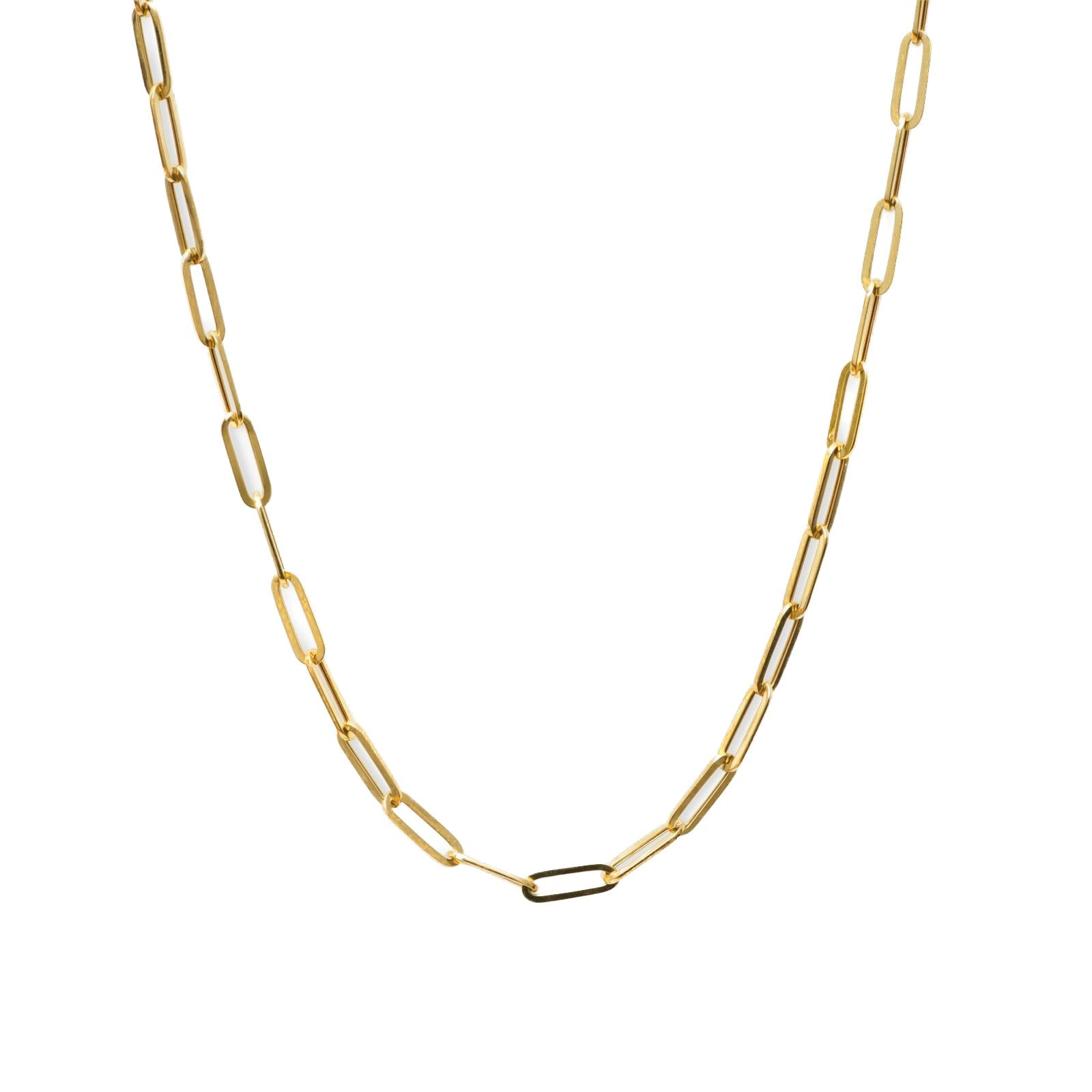 Classic Paperclip Chain Necklace Necklaces Estella Collection #product_description# 18188 14k Layering Necklace Make Collection #tag4# #tag5# #tag6# #tag7# #tag8# #tag9# #tag10# 16 Inches (2.75 mm)