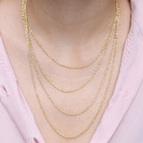 Classic Rope Chain Necklace in Solid 10k Gold Necklaces Estella Collection #product_description# 17845 10k 14k Layering Necklace #tag4# #tag5# #tag6# #tag7# #tag8# #tag9# #tag10# 16" Length