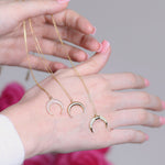 Crescent Moon Sapphire Necklace Necklaces Estella Collection #product_description# 17761 14k Birthstone Gemstone #tag4# #tag5# #tag6# #tag7# #tag8# #tag9# #tag10#