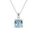 Cushion Cut Blue Topaz Pendant Necklace Necklaces Estella Collection #product_description# 14k Birthstone Blue Gemstone #tag4# #tag5# #tag6# #tag7# #tag8# #tag9# #tag10#