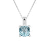 Cushion Cut Blue Topaz Pendant Necklace Necklaces Estella Collection #product_description# 14k Birthstone Blue Gemstone #tag4# #tag5# #tag6# #tag7# #tag8# #tag9# #tag10#