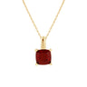 Cushion Cut Garnet Pendant Necklace Necklaces Estella Collection #product_description# 14k Birthstone Garnet #tag4# #tag5# #tag6# #tag7# #tag8# #tag9# #tag10#