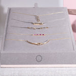 Diamond and Gold Loop Bar Necklace Necklaces Estella Collection #product_description# 32690 Diamond Layering Necklace Made to Order #tag4# #tag5# #tag6# #tag7# #tag8# #tag9# #tag10#