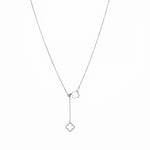Diamond Clover Lariat Bolo Necklace Necklaces Estella Collection #product_description# 17187 14k Birthstone Birthstone Jewelry #tag4# #tag5# #tag6# #tag7# #tag8# #tag9# #tag10#