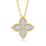 Diamond Clover Pendant in Braided Gold Necklaces Estella Collection #product_description# 32717 Diamond Made to Order Pendant Necklace #tag4# #tag5# #tag6# #tag7# #tag8# #tag9# #tag10#