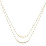 Diamond Double Curve Layering Necklace Necklaces Estella Collection #product_description# 17786 14k Birthstone Diamond #tag4# #tag5# #tag6# #tag7# #tag8# #tag9# #tag10#