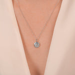 Diamond Heart Disc Pendant Necklace Necklaces Estella Collection #product_description# 17635 14k April Birthstone Birthstone #tag4# #tag5# #tag6# #tag7# #tag8# #tag9# #tag10#