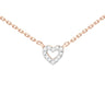 Diamond Heart Station Necklace Necklaces Estella Collection #product_description# 18211 14k Colorless Gemstone Diamond #tag4# #tag5# #tag6# #tag7# #tag8# #tag9# #tag10# Rose Gold