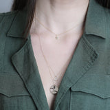 Diamond Pave Cutout Heart Necklace Necklaces Estella Collection #product_description# 17758 14k Diamond Gemstone #tag4# #tag5# #tag6# #tag7# #tag8# #tag9# #tag10#