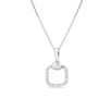 Diamond PavÃ© Square Cushion Pendant Necklace Necklaces Estella Collection #product_description# 17548 14k Diamond Gemstone #tag4# #tag5# #tag6# #tag7# #tag8# #tag9# #tag10#