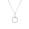 Diamond Pavé Square Cushion Pendant Necklace Necklaces Estella Collection #product_description# 17548 14k Diamond Gemstone #tag4# #tag5# #tag6# #tag7# #tag8# #tag9# #tag10#