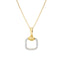 Diamond Pavé Square Cushion Pendant Necklace Necklaces Estella Collection #product_description# 17549 14k Diamond Gemstone #tag4# #tag5# #tag6# #tag7# #tag8# #tag9# #tag10#