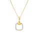 Diamond PavÃ© Square Cushion Pendant Necklace Necklaces Estella Collection #product_description# 17549 14k Diamond Gemstone #tag4# #tag5# #tag6# #tag7# #tag8# #tag9# #tag10#