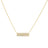 Five Row Diamond Pavé Bar Necklace Necklaces Estella Collection #product_description# 17723 14k Diamond Gemstone #tag4# #tag5# #tag6# #tag7# #tag8# #tag9# #tag10#