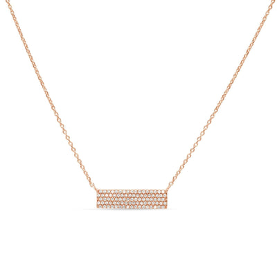 Five Row Diamond PavÃ© Bar Necklace Necklaces Estella Collection #product_description# 17725 14k Diamond Gemstone #tag4# #tag5# #tag6# #tag7# #tag8# #tag9# #tag10#