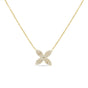 Four Petal Diamond PavÃ© Flower Necklace Necklaces Estella Collection #product_description# 17714 14k Diamond Flower Jewelry #tag4# #tag5# #tag6# #tag7# #tag8# #tag9# #tag10#