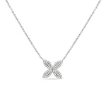 Four Petal Diamond Pavé Flower Necklace Necklaces Estella Collection #product_description# 17715 14k Diamond Flower Jewelry #tag4# #tag5# #tag6# #tag7# #tag8# #tag9# #tag10#
