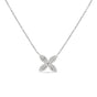 Four Petal Diamond PavÃ© Flower Necklace Necklaces Estella Collection #product_description# 17715 14k Diamond Flower Jewelry #tag4# #tag5# #tag6# #tag7# #tag8# #tag9# #tag10#