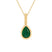 Green Agate Teardrop Pendant Necklace Necklaces Estella Collection #product_description# 17606 14k Gemstone Green Gemstone #tag4# #tag5# #tag6# #tag7# #tag8# #tag9# #tag10#