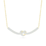 Heart Knot Diamond Bar Necklace Necklaces Estella Collection #product_description# 32702 Diamond Layering Necklace Made to Order #tag4# #tag5# #tag6# #tag7# #tag8# #tag9# #tag10#