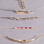 Interlocking Diamond and Gold Oval Pendant with Seven Links Necklace Necklaces Estella Collection #product_description# 32689 925 Diamond Layering Necklace #tag4# #tag5# #tag6# #tag7# #tag8# #tag9# #tag10#