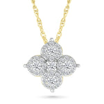 Large Diamond Clover Necklace Necklaces Estella Collection #product_description# 32732 Diamond Made to Order Pendant Necklace #tag4# #tag5# #tag6# #tag7# #tag8# #tag9# #tag10#