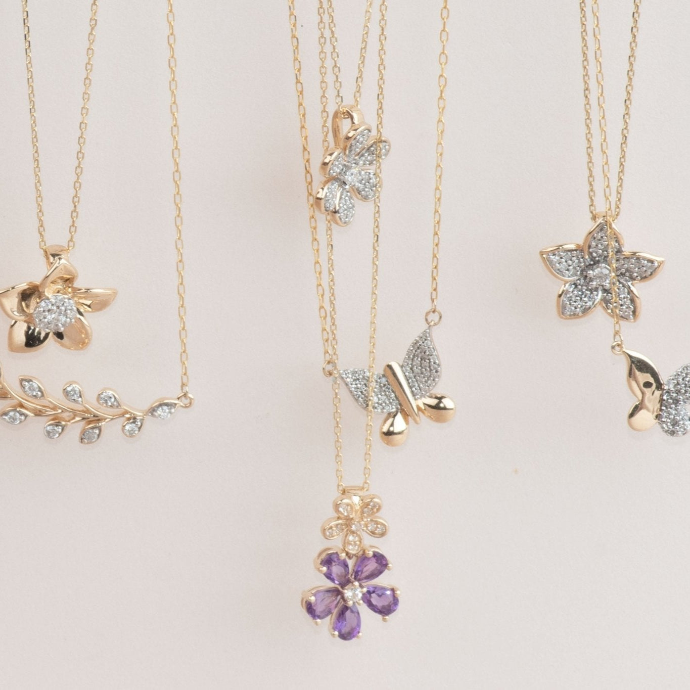 Olive Branch Diamond Bar Necklace Necklaces Estella Collection #product_description# 32705 10k April Birthstone Colorless Gemstone #tag4# #tag5# #tag6# #tag7# #tag8# #tag9# #tag10#