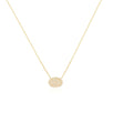 Oval Diamond PavÃ© Station Necklace Necklaces Estella Collection #product_description# 17705 14k Diamond Gemstone #tag4# #tag5# #tag6# #tag7# #tag8# #tag9# #tag10#