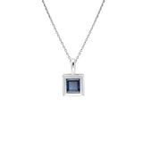 Princess Cut Blue Sapphire Pendant Necklace Bezel Necklaces Estella Collection #product_description# 17628 14k Birthstone Blue Gemstone #tag4# #tag5# #tag6# #tag7# #tag8# #tag9# #tag10#
