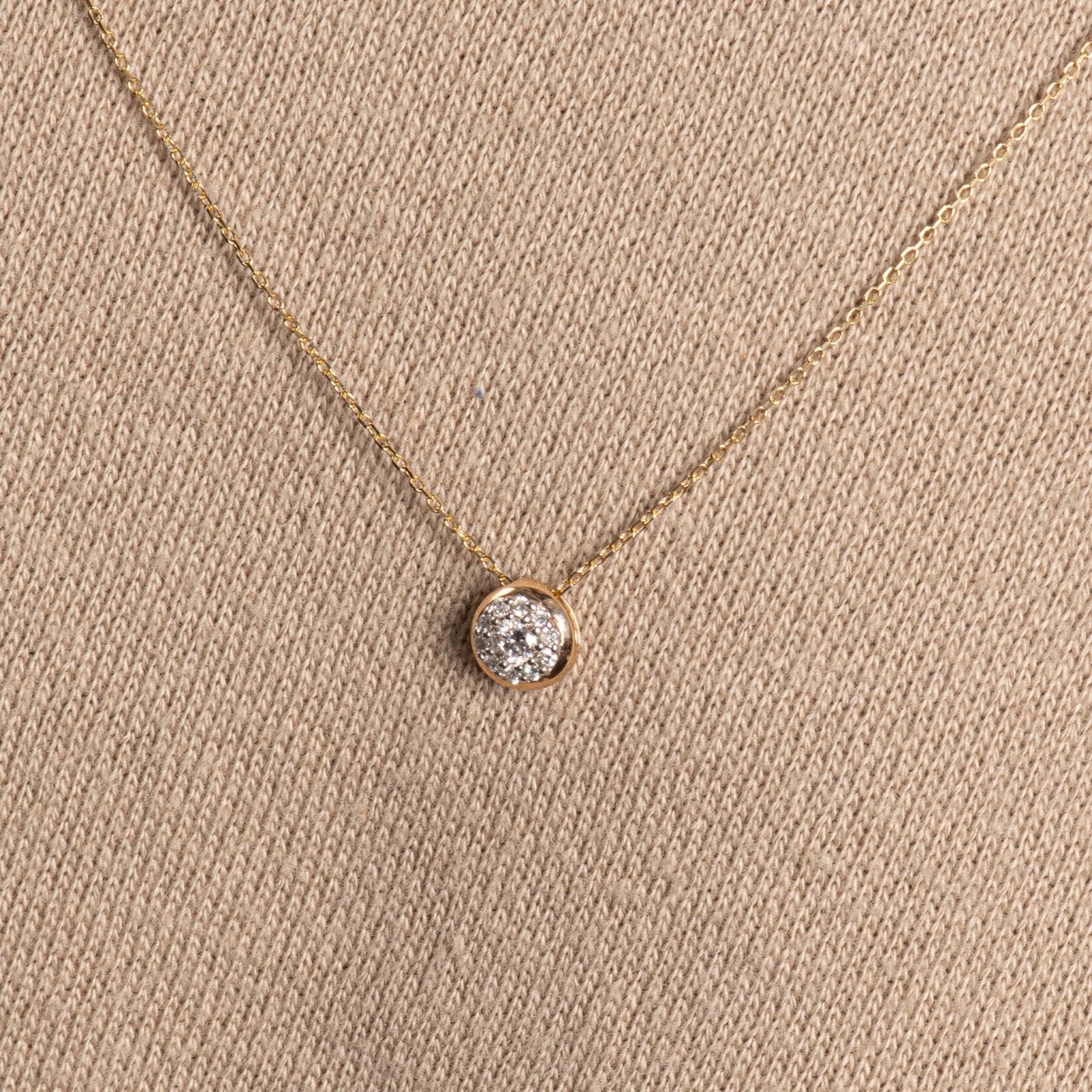 Round Diamond Illusion Necklace Necklaces Estella Collection #product_description# 32741 Diamond Made to Order Pendant Necklace #tag4# #tag5# #tag6# #tag7# #tag8# #tag9# #tag10#