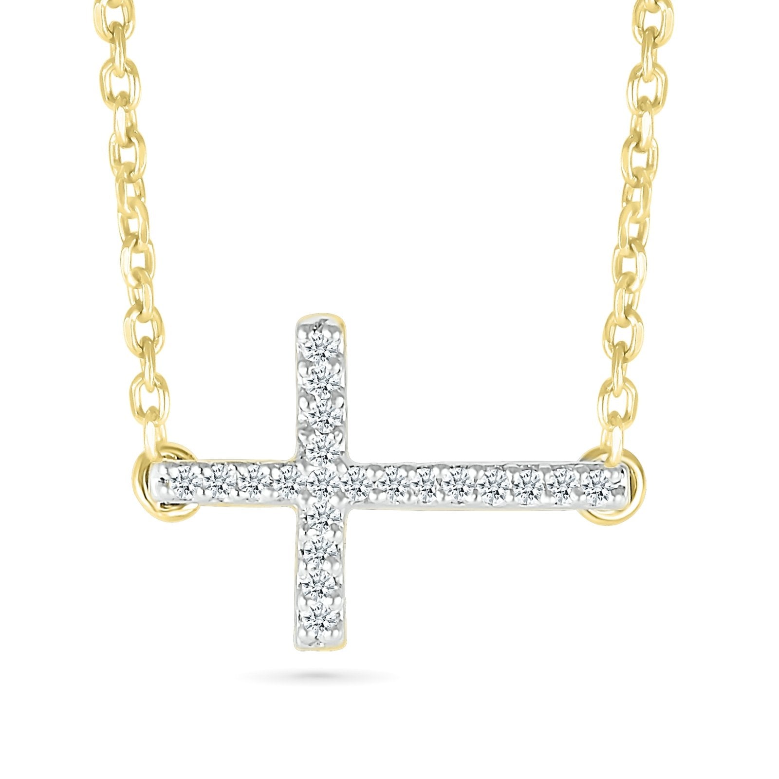 Sideways Modern Diamond Cross Necklace Necklaces Estella Collection #product_description# 32686 Diamond Layering Necklace Made to Order #tag4# #tag5# #tag6# #tag7# #tag8# #tag9# #tag10#